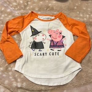 Jumping Beans Peppa Pig Halloween tee size 3T